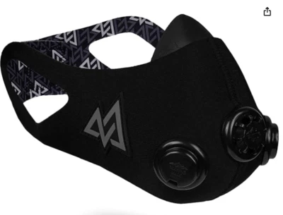 Training Mask 2.0 Elevation Training Mask, Endurance Running (Small BlackWhite) - Image 1 of 4