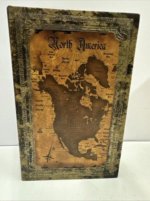 Faux Book Keepsake Storage Box Felt Lined 6.50X 9.50 X 2”   G2 - Image 1 of 4