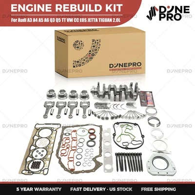 EA888 Gen2 2.0T Engine Overhaul Rebuild Kit For Audi Q3 VW Eos Jetta 2008-2018 - Image 1 of 4