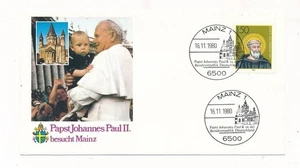 D434377 Alemania Cubierta Visita Papal Papa Juan Pablo II Maguncia 1980 - Imagen 1 de 1