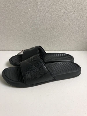 Nike Benassi JDI Sandalias Deslizantes Zapatos Para Hombre Talla 13 Negras Solo Hazlo Comodidad Foto 1 de 4