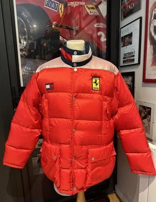 Scuderia Ferrari Tommy Hilfiger Vintage Coat non Marlboro Schumacher Irvine F1 - Photo 1/4