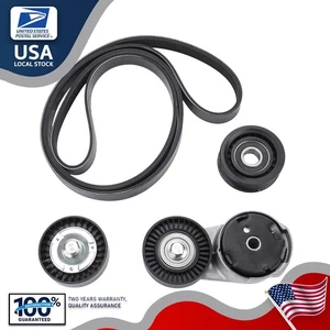 Drive Idler Pulley Serpentine Belt Tensioner Kit for Chrysler Ram Dodge Jeep US - Picture 1 of 10