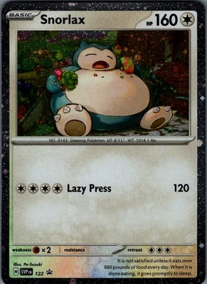 Snorlax Promo SV: Scarlet & Violet Promo Cards 122 NM - Image 1 of 2