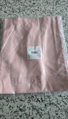 BURBERRY HER PINK CANVAS  TOTE VIP/GWP DOUBLE HANDLE NEW + SEALED - Image 1 of 4