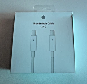 New OEM Apple Thunderbolt 2 6ft Cable 2m - A1410 MD861LL/A - FAST SHIPPING - Afbeelding 1 van 5