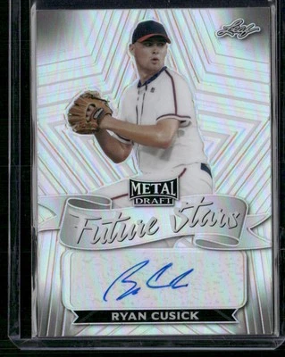 2021 Leaf Metal Draft #FS-RC1 Ryan Cusick Future Stars Autographs - Image 1 of 2