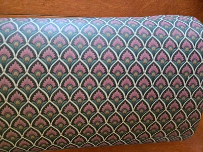 WARNER Wallpaper Lot of 4 Rolls Prepasted Wallcovering Arts & Crafts Green Rose - Image 1 of 4