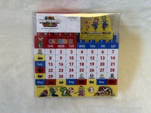Calendario Super Mario Block Nintendo USJ Edición Limitada Nuevo - Imagen 1 de 4