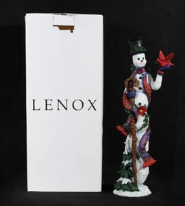 Lenox Bleistift Figur Winterfreund 1999 mit Box 11 3/4" groß - Bild 1 von 6