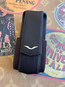 Genuine Vertu Ayxta Brown Calf Vertical Case Super RARE a gotta have belt loop - Picture 1 of 2