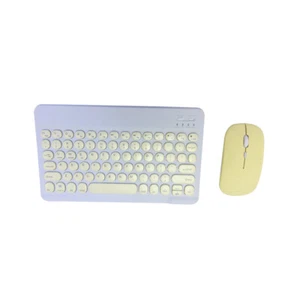 Bluetooth keyboard mouse suit mute Rechargeable Portable for iOS Windows Android - Picture 1 of 14