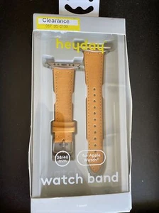 heyday Apple Watch Cinturino in Ecopelle Tela 38mm / 40mm - Arancione - Foto 1 di 3