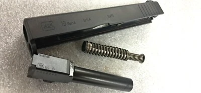 GLOCK GEN 4 G 19  SLIDE BARREL SPRING .9MM 9 USA NITE SITES - Image 1 of 3