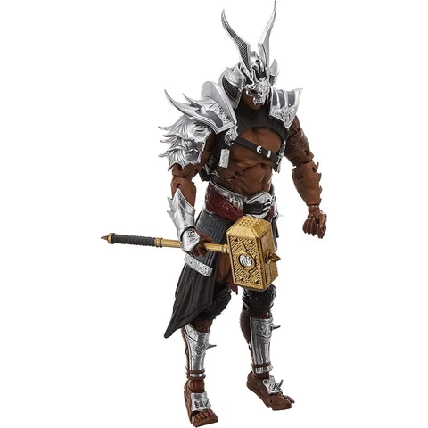 Mortal Kombat 11 Shao Kahn Platinum Hammer Stand Accessories Figure Mcfarlane Cover