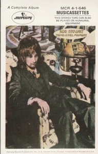 ROD STEWART CASSETTE TAPE: "NEVER A DULL MOMENT" 1972 PAPER LABELS - Picture 1 of 5
