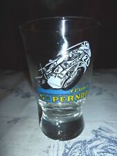PERNOD  ANISETTE M ROUGERIE 500cc MOTORCYCLE COLLECTABLE GLASS