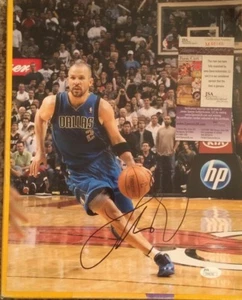 JASON KIDD AUTOGRAPH 11X14 DALLAS MAVERICKS PHOTO JSA CERTIFIED - Picture 1 of 1