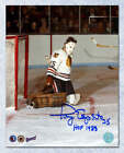Tony Esposito Chicago Blackhawks Signed Butterfly Save Goalie 8x10 Photo