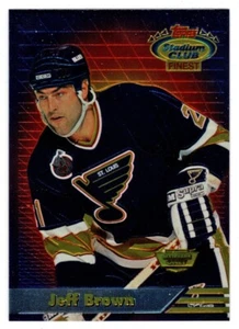 Jeff Brown - St. Louis Finest Foil (Hockey Card) 1993-94 Topps Stadium Club # 2 - Foto 1 di 1