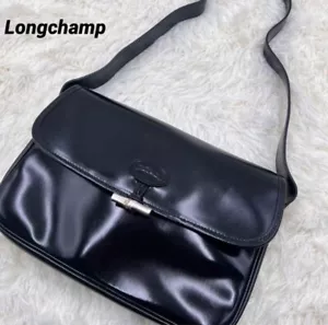 Borsa a tracolla Longchamp ROSEAU Rozo Toggle nera - Foto 1 di 24