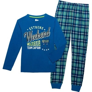 PIJAMA SLEEP IT ON BOYS X2 - EXTREMO FIN DE SEMANA AZUL TALLA 6/7 - JUEGO DE 2 PIEZAS ROPA DE DORMIR - Imagen 1 de 1