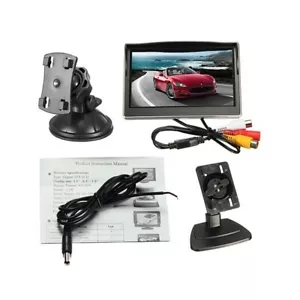 5'' TFT LCD Screen Car Rear View Monitor for Backup Reverse Parking Camera - Picture 1 of 22