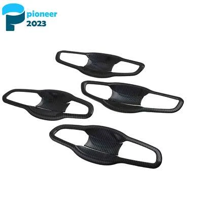 Pegatinas de manija de fibra de carbono para tazones de puerta de coche para Honda CR-V 2017-2022 1,5 L 2,4 L Foto 1 de 4