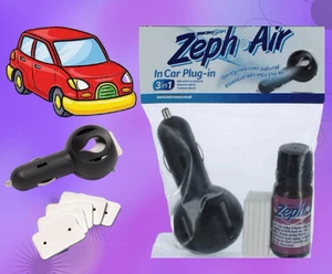 Difusor enchufable coche 2 unidades, 5 almohadillas, 2 botellas de 50 ml mezcla de aceite anti microbiano - Imagen 1 de 3