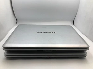 LOT OF 2 Toshiba Satellite Pro L450/L455 15" Laptops Intel Celeron/Core 2 Duo MZ - Picture 1 of 10