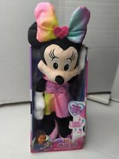 Disney Junior Minnie Mouse Sparkle & Sing 12.5" Plush Doll Pink
