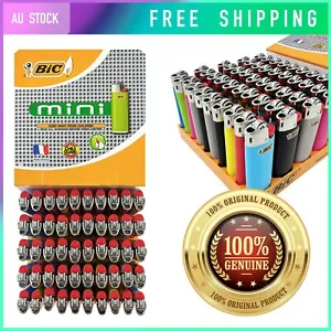 50x Bic Lighters Small Genuine J25 Mini Cigarette Tobacco Lighter Free Postage - Picture 1 of 3