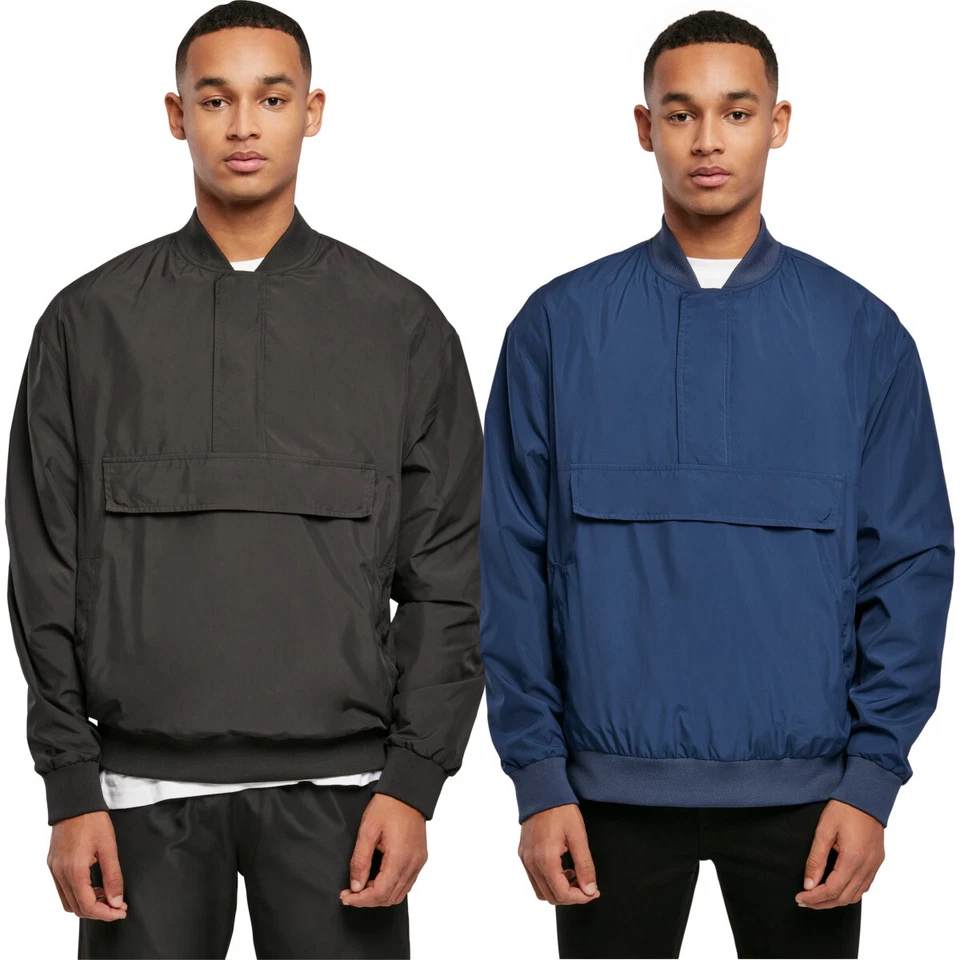 Urban Classics Pullover Bomber Jacket Windbreaker Jacket - Image 1 of 1