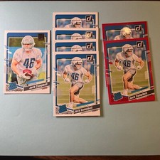 2023 Panini Donruss Jack Campbell Rated Rookie Gold (1) Base (4) Red (2) Lions