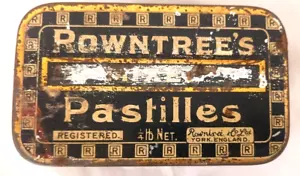LEER 1950er Rowntrees York Milchbox Schokolade Vintage Süßblechdose - Bild 1 von 7