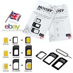 Nano SIM Card to MICRO Standard SIM Adapter converter SET For iPhone & Samsung ! - Picture 1 of 5