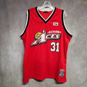 Rare Authentic PBA Alaska Aces Joh Arigo 31 Philippines Basketball Jersey Men XL - Picture 1 of 9
