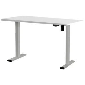 Artiss Electric Standing Desk Motorised Sit Stand Office Table Grey White 140cm - Picture 1 of 7