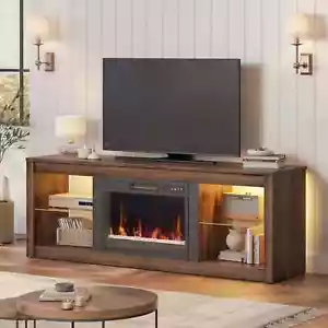 Modern Electric 7 Color LED Fireplace TV Stand For TVs Up To 70" With Remote - Picture 1 of 14
