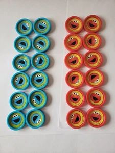 Sesame Street Checkers Game Replacement Checkers 2007 Pre-owned - Picture 1 of 7