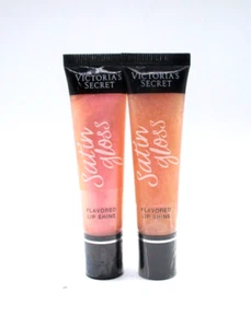 Set/2 Victoria's Secret Satin Gloss Lippenglanz ~ Genuss ~ 13 g / 0,46 oz x 2 - Bild 1 von 2