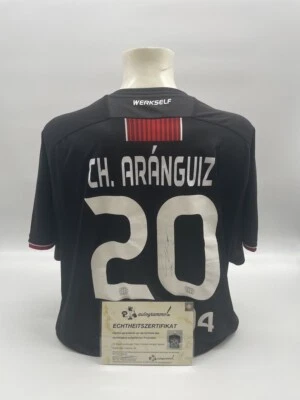 Bayer Leverkusen Trikot Charles Aranguiz signiert Autogramm Bundesliga Neu 5XL - Bild 1 von 4