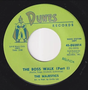 The MAJESTICS * The Boss Walk * 1962 R&B MOD TITTYSHAKER 45 * Hören Sie zu! - Bild 1 von 2