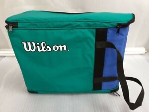 VTG Insulated Cooler Bag Wilson 16L x 12H x 8W Green / purple HTF New 