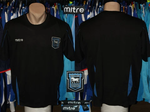 Ipswich Town Mitre Training Leisure Shirt Jersey Trikot Maillot Top Cover