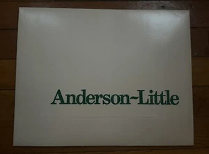 Vintage 80s Defunct ANDERSON LITTLE Gift Box New England Men’s Store Prop - Picture 1 of 4