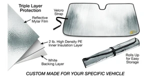 CUSTOM AUTO SHADE KIA OPTIMA 2016-2020 W/O SENSOR NEW STOCK MADE IN THE USA! - Picture 1 of 1