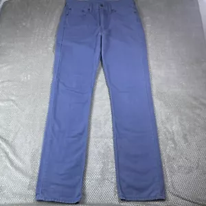 Mens Levis Pants 32X34 514 Chino Preppy Cowboy Casual Blue Straight Fit Western - Picture 1 of 17