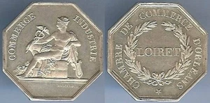 Präsenzmarke - ORLEANS Handelskammer Loiret Domard P. Silber / Silver - Bild 1 von 1