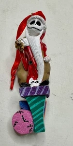 Disney Santa Jack Skellington Nightmare Before Christmas Ornament Tasche mit Geschenken - Bild 1 von 2